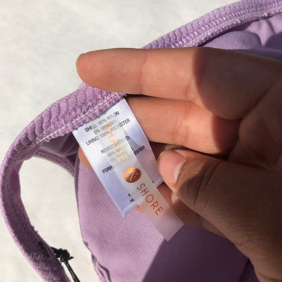 XL Light Purple Swimsuit Top - Picture 4 of 7